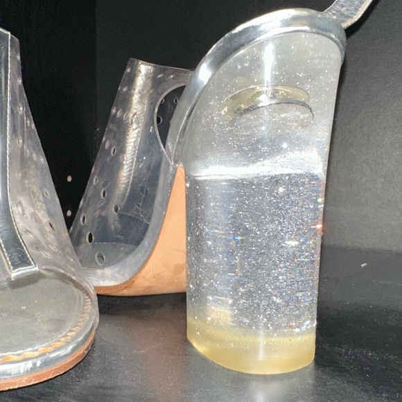 Vintage Translucent Chanel Heels - Picture 10 of 16